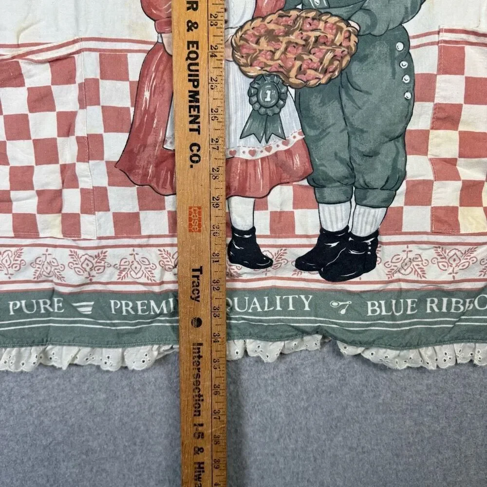 Vintage Blue Ribbon Flour Brand Apron “GRAND PRIZE COOK” Advertising